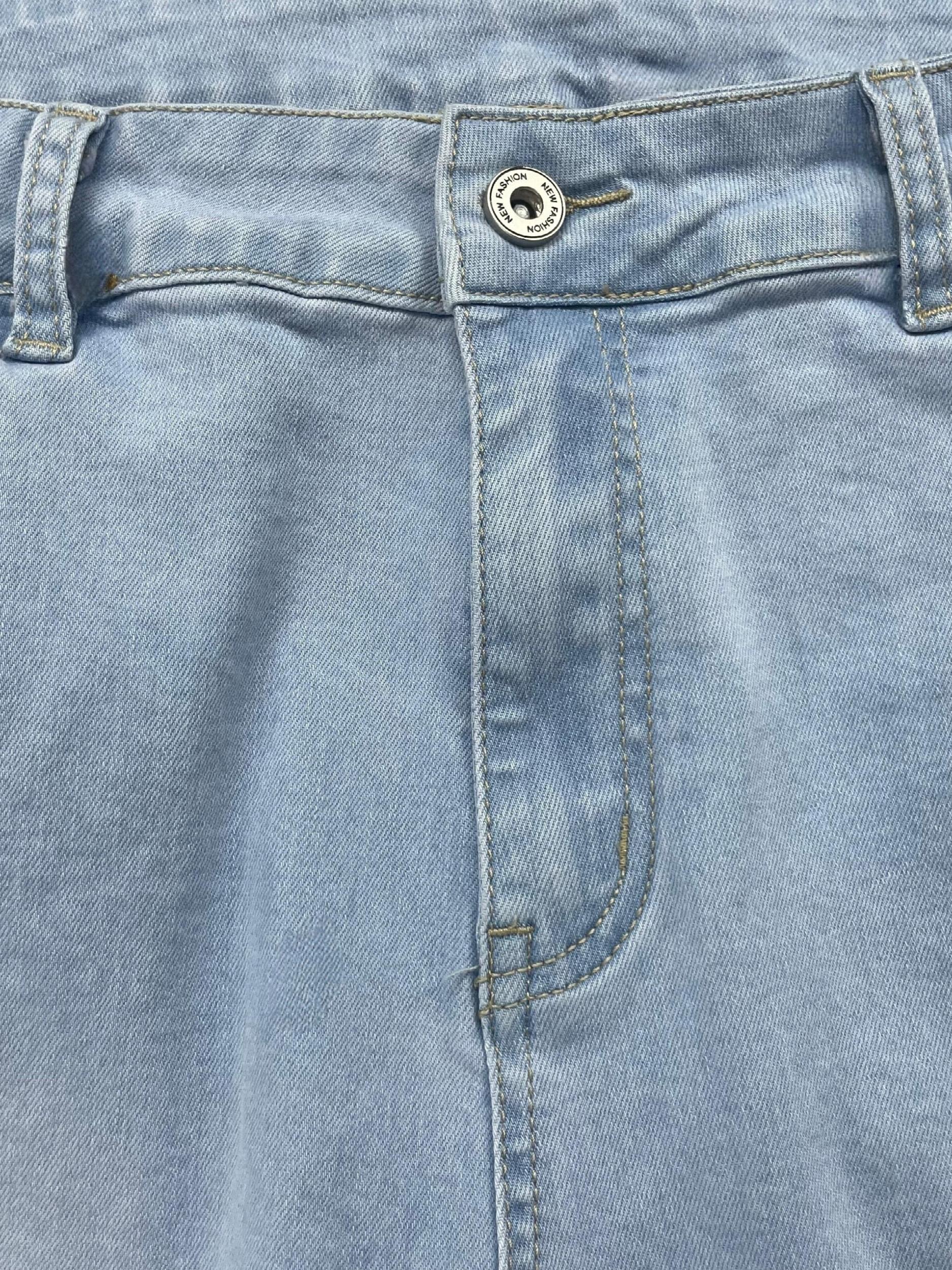 Women's Plus Size Ripped High Rise Skinny Jeans