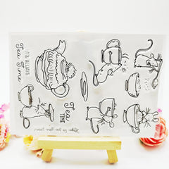 1pc Seal Stamp DIY For Silicone Transparent Stamp Birthday Gift