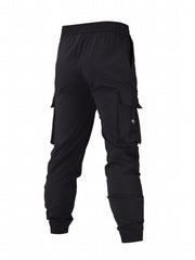 Eagle Pattern Casual Cotton Slightly Stretch Men s Cargo Pants