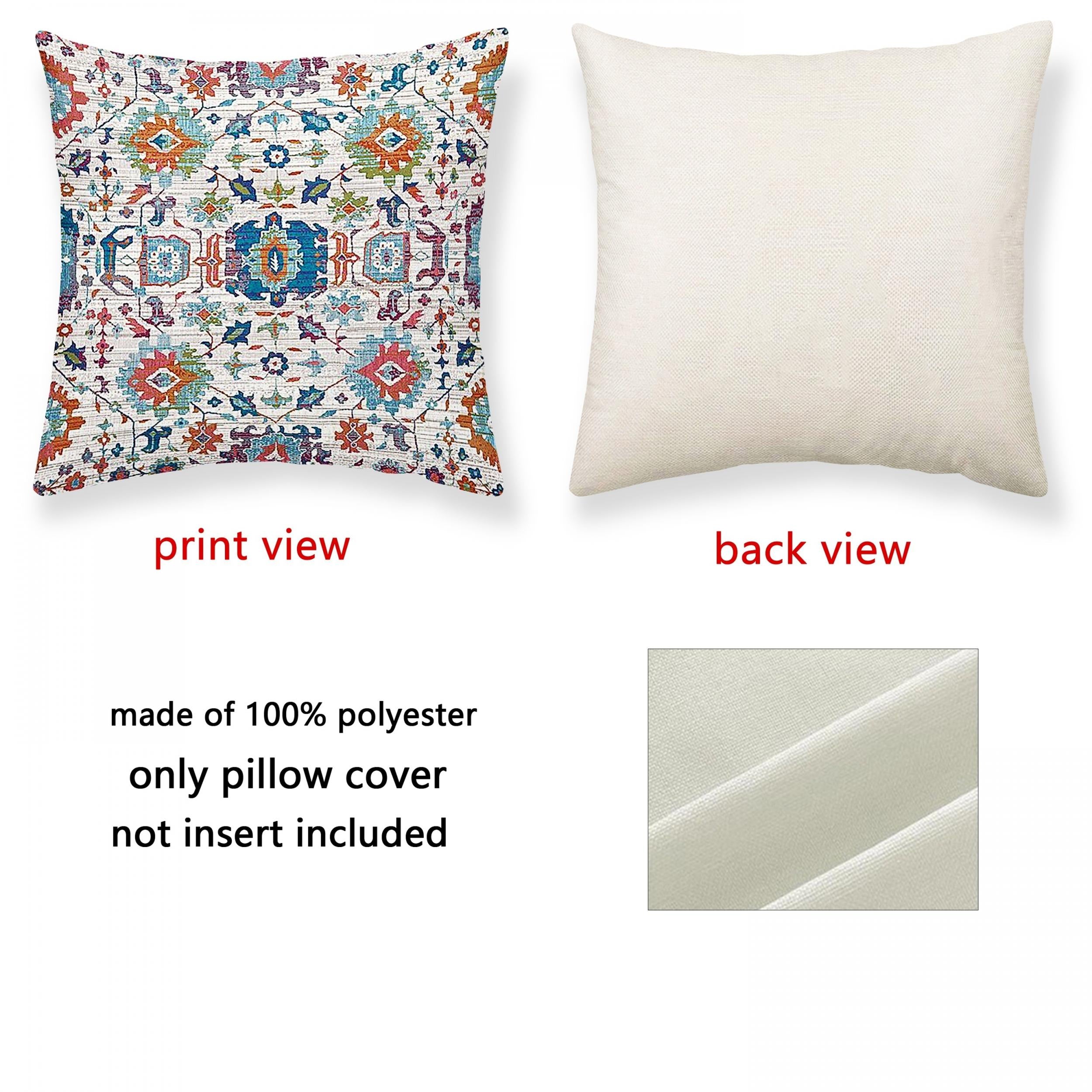 Bohemian Retro 18inch Throw Pillowcase Geometric Pattern Home Decor