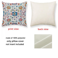 Bohemian Retro 18inch Throw Pillowcase Geometric Pattern Home Decor