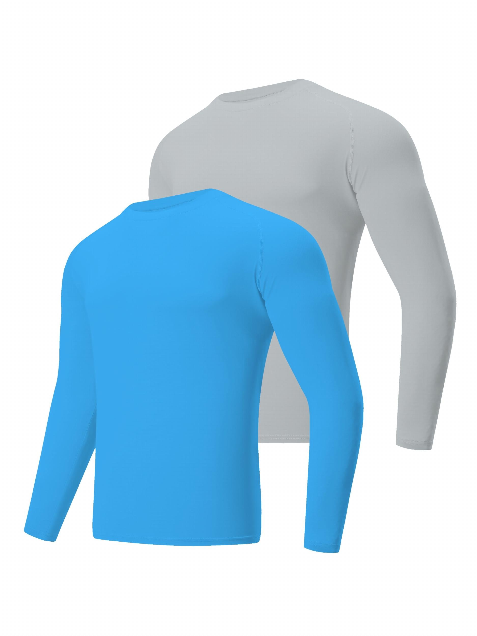 Men's Sun Protection Compression Shirt Set