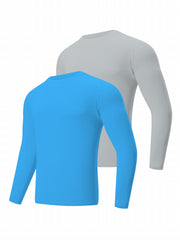 Men's Sun Protection Compression Shirt Set