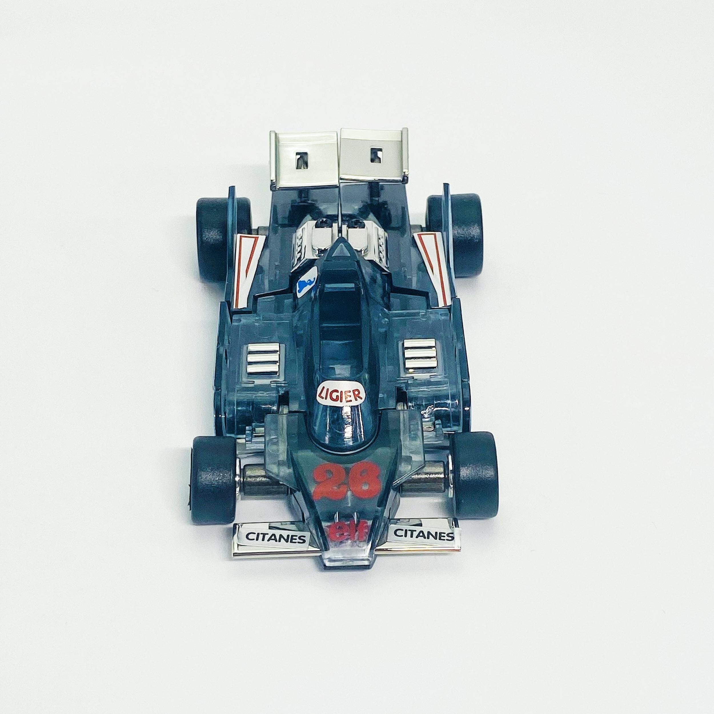 80s Race Car Robot Toy Set - Special Version Reproduction