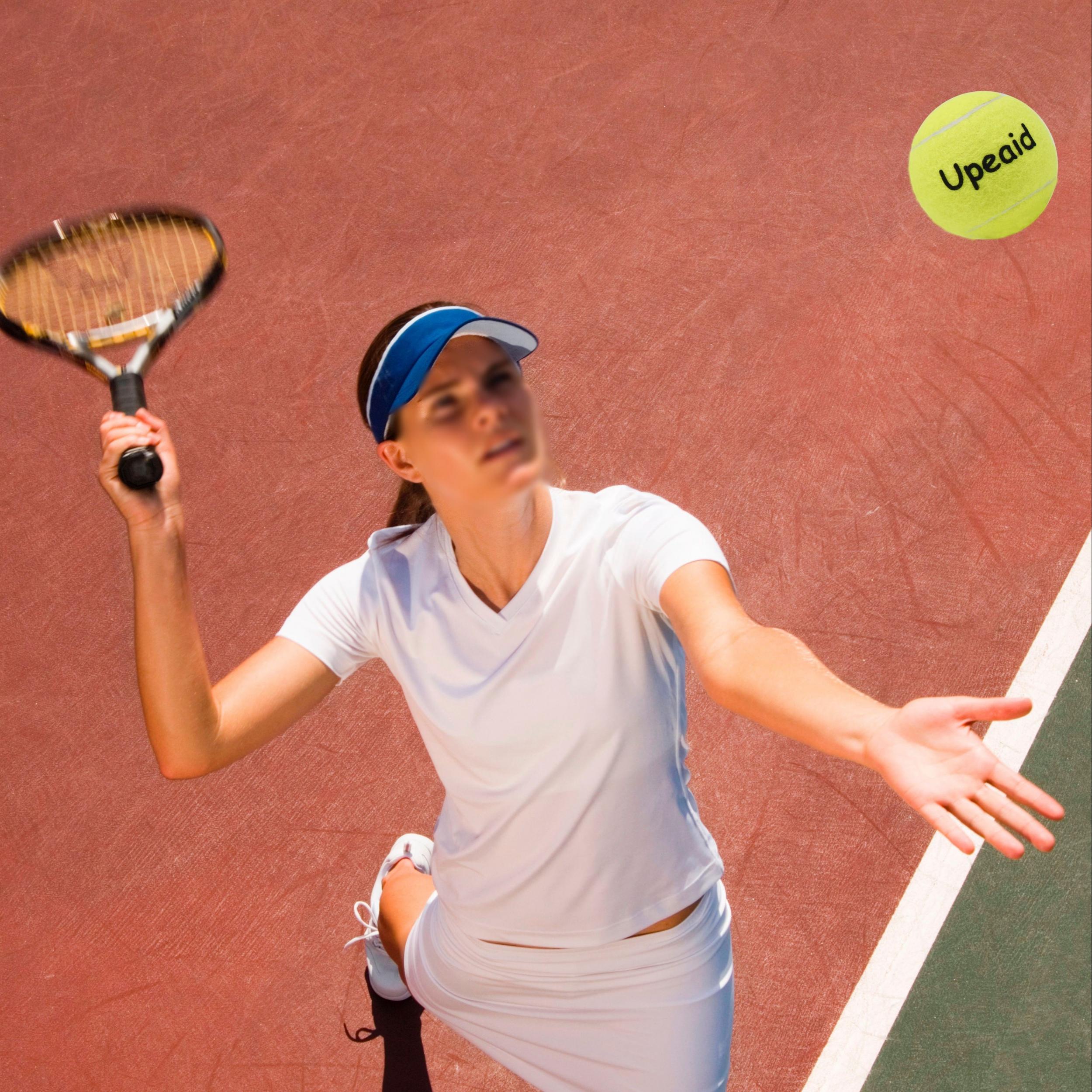 12pcs High Elastic Tennis Ball for Beginners Practice