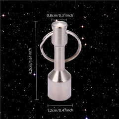Metal Magnet Keychain Charm Pendant Keyring