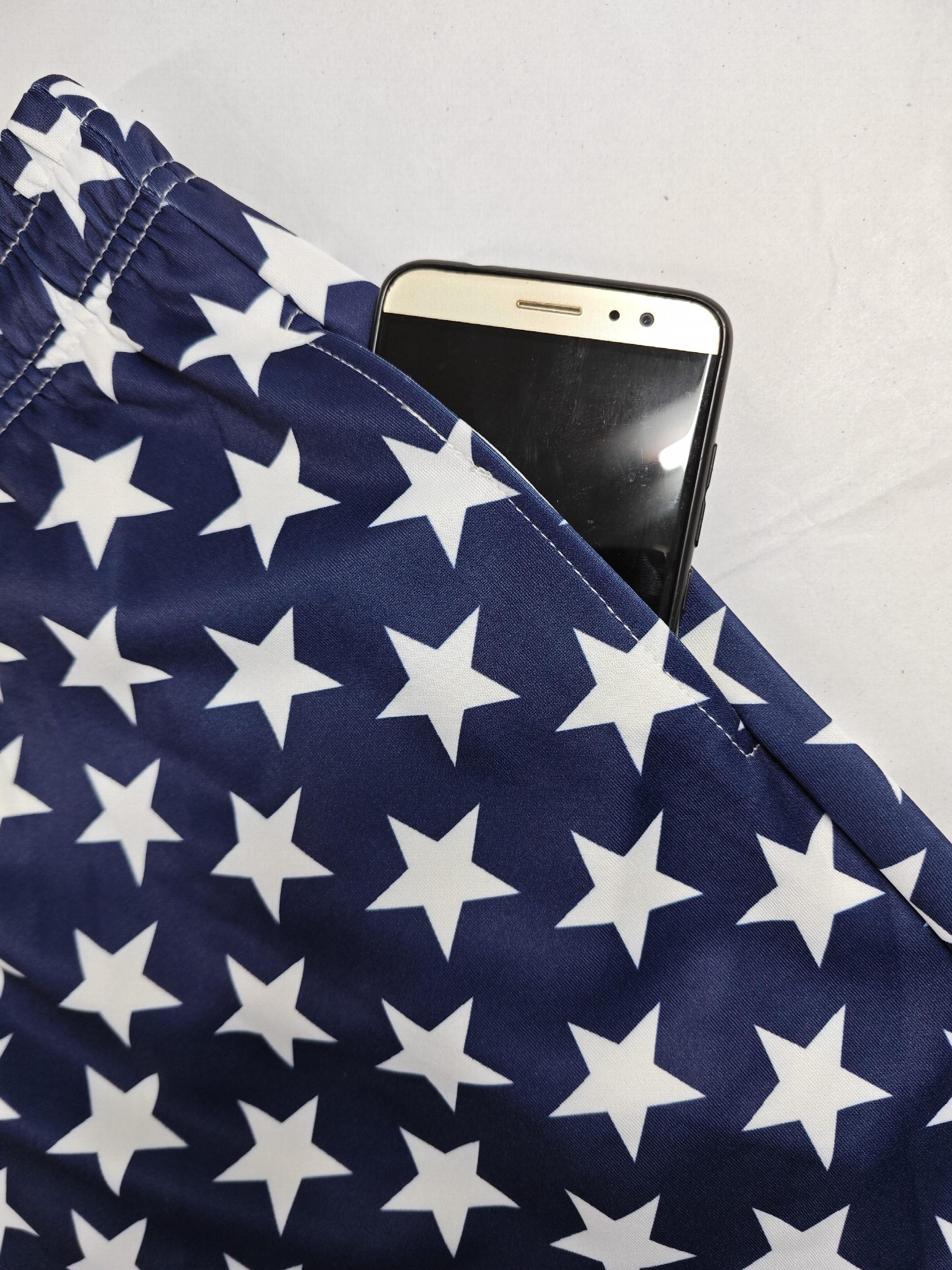 American Flag Print Men's Sweatpants with Pockets Drawstring