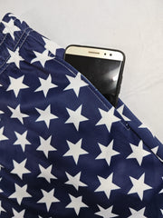 American Flag Print Men's Sweatpants with Pockets Drawstring