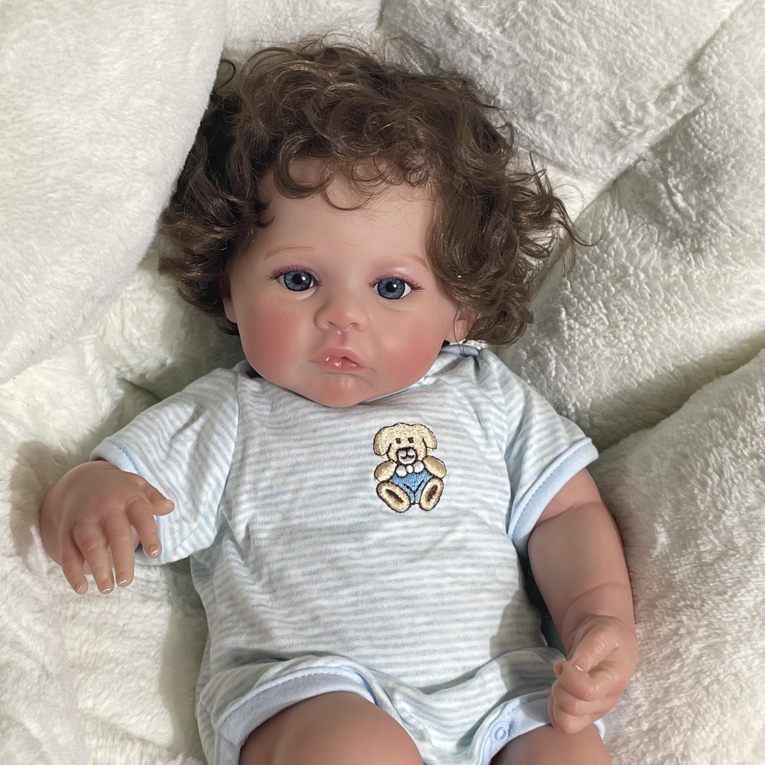 Reborn Baby Doll 3D Skin Hand Painted Genesis Paint High Art Doll For Child