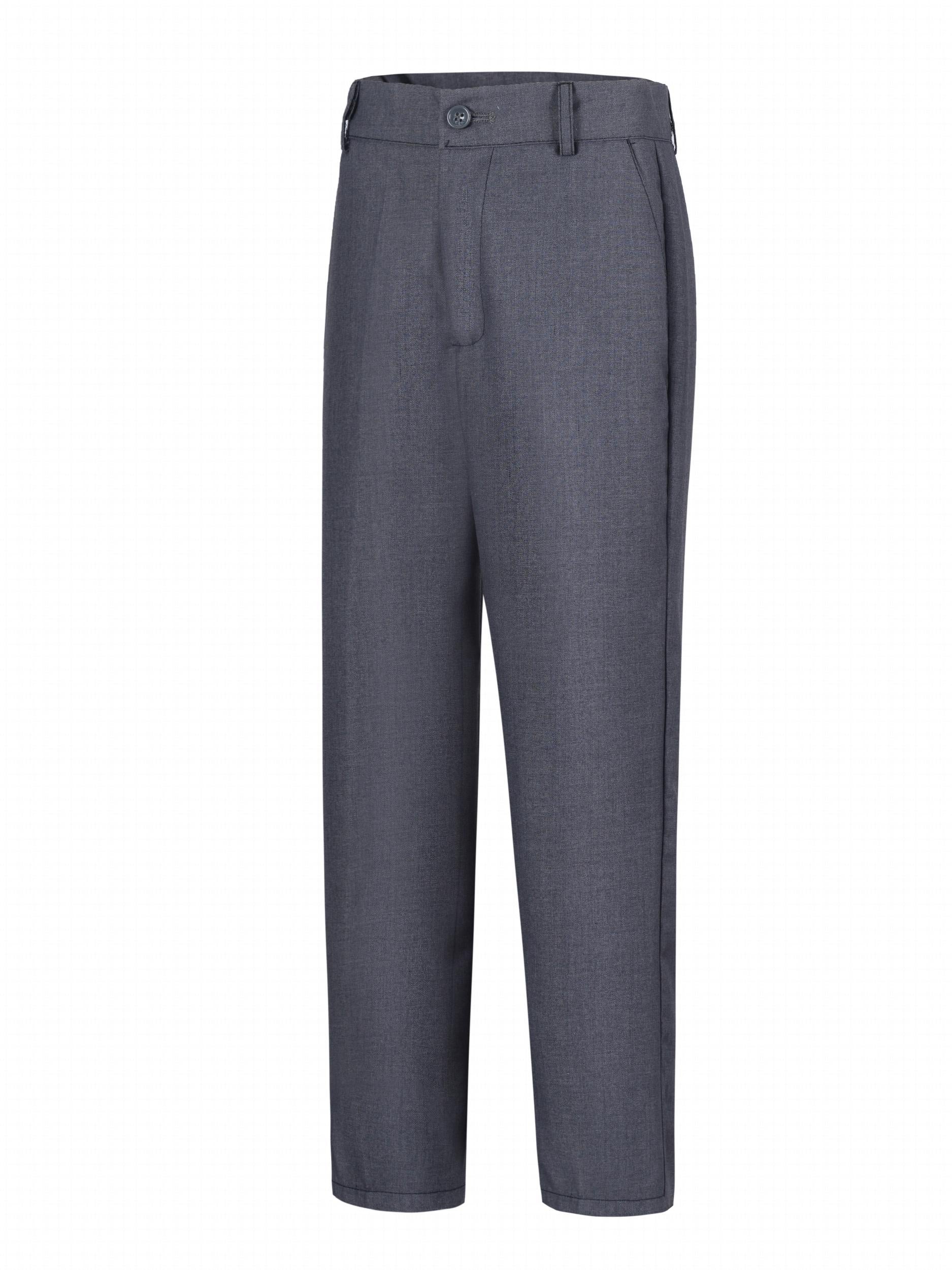 Boys Flat Front Dress Pants Adjustable Waist School Uniforms Pants