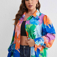 Casual Blouse Women's Long Sleeve Button Up Shirt Top