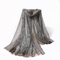 Men's Casual Cashew Flower Scarf