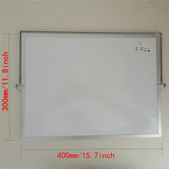Double Sided Office Whiteboard Set with Markers, Pins, and Eraser