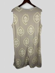Floral V Neck Tank Dress Plus Size