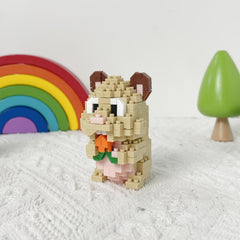 Cute Animal Building Blocks Model 3D Assembly Toy for Hand Eye Coordination