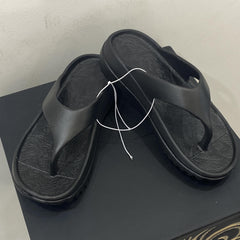 Women's Solid Flip Flops Casual Clip Toe Platform Shoes