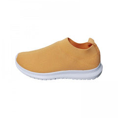 Women's Solid Sock Sneakers Comfy Slip On Anti-Skid Sports Shoes
