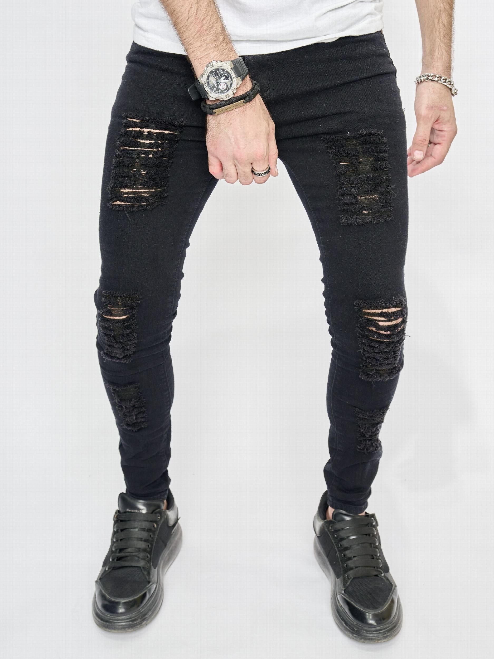 Slim Fit Jeans Men Casual Street Style Denim Pants Spring Summer