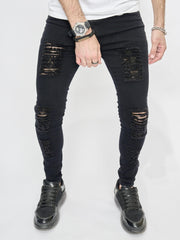 Slim Fit Jeans Men Casual Street Style Denim Pants Spring Summer