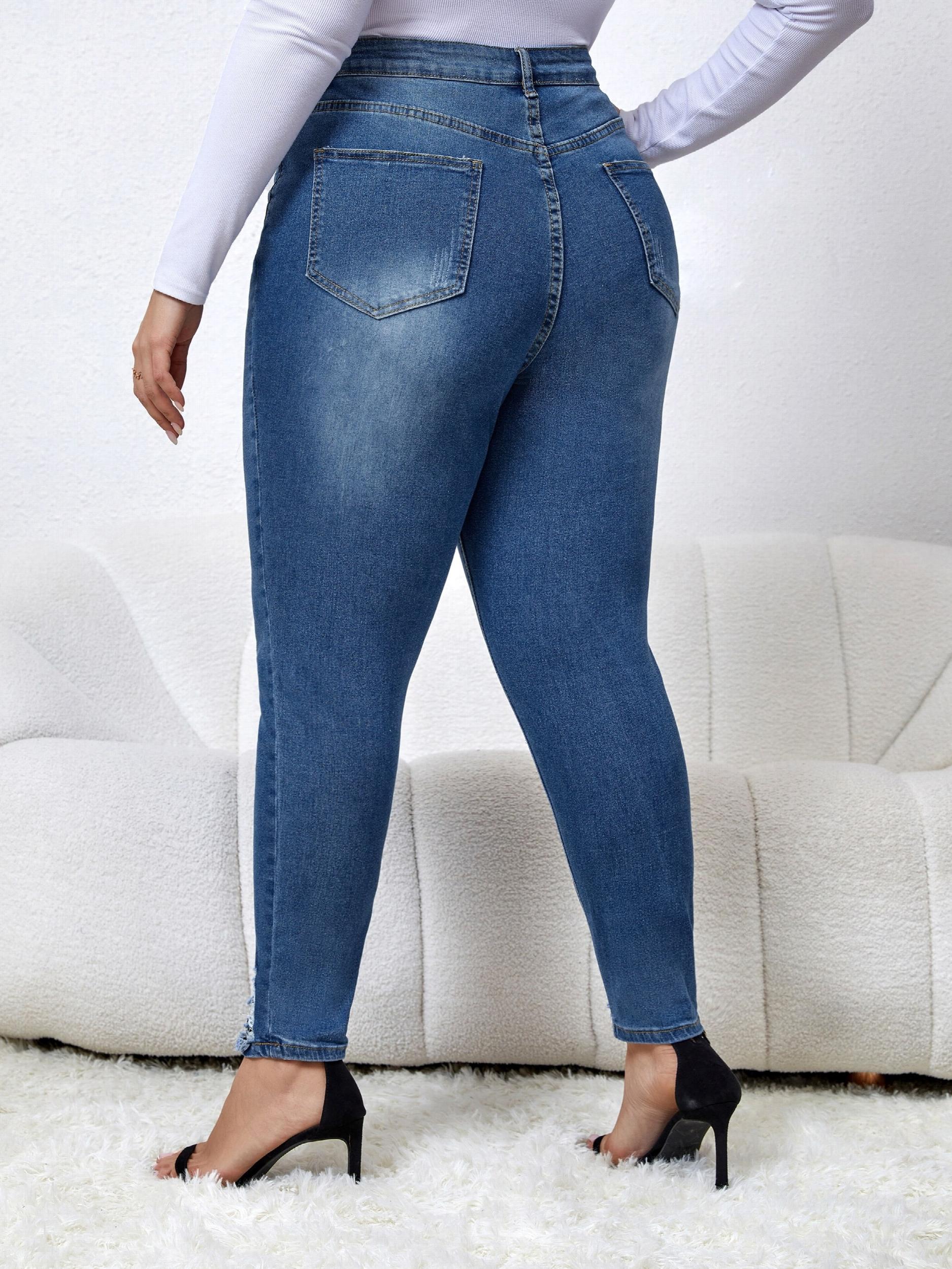 High Rise Stretch Skinny Jeans