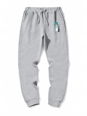 Men's Graphic Print Jogger Sweatpants with Drawstring