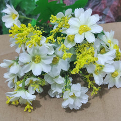 Artificial Daisy Flower Bundle Real Touch Home Wedding Office Decor