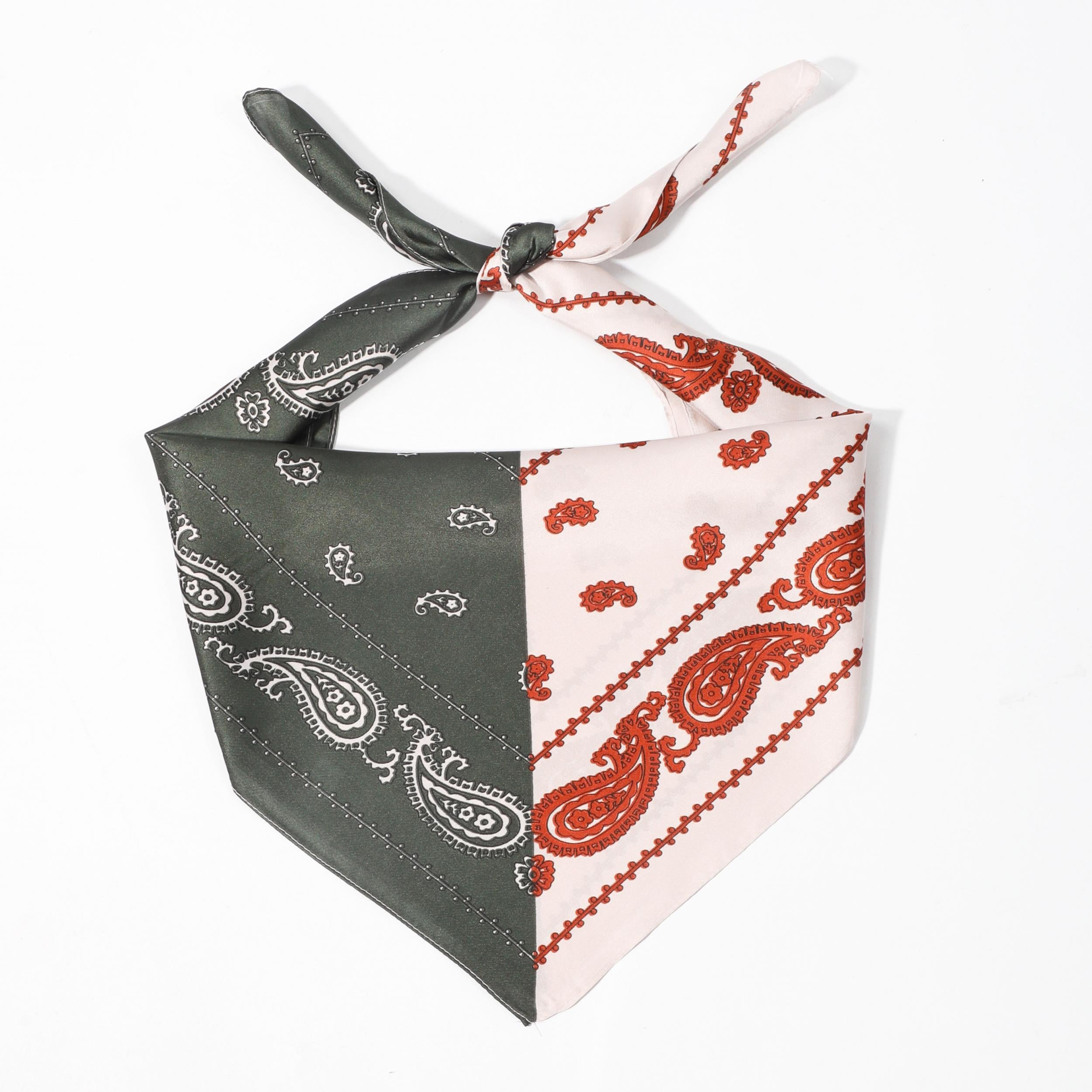 Men's Cashew Pattern Square Scarf Ethnic Style Scarf
