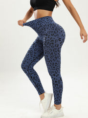 Leopard Print High Waist Butt Lifting Leggings for Women