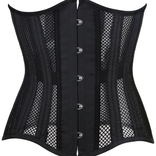 26 Steel Boned Plus Size Lace Up Corset Waist Training Shapewear