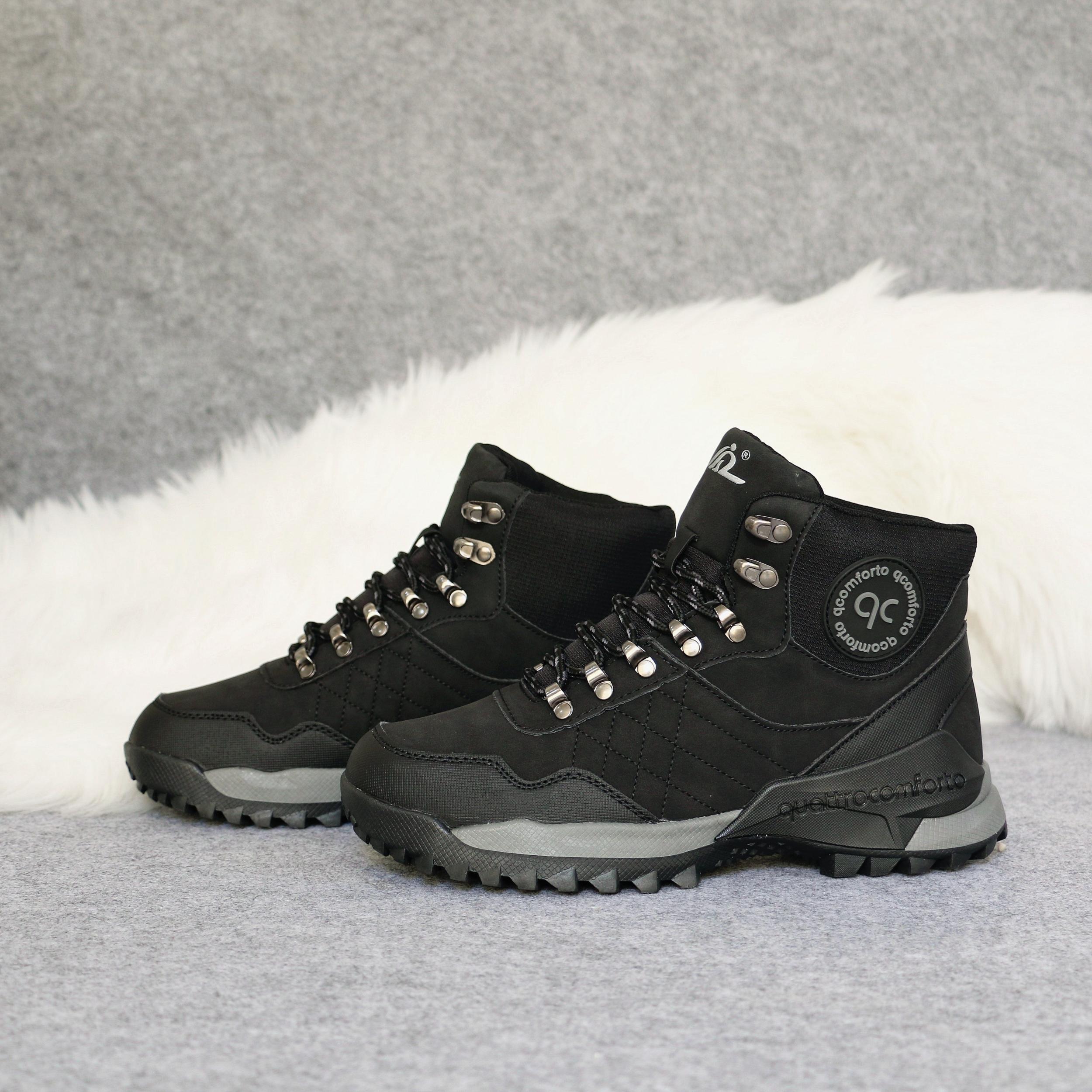 Women's Non Slip Medium Tube Snow Shoes Thick Bottom Hiking Boots
