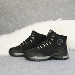 Women's Non Slip Medium Tube Snow Shoes Thick Bottom Hiking Boots