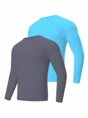 Men's Sun Protection Compression Shirt Set