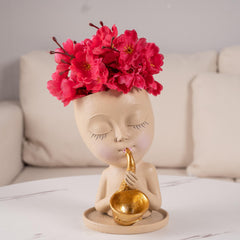 Resin Creative Vase for Stylish Home Decor