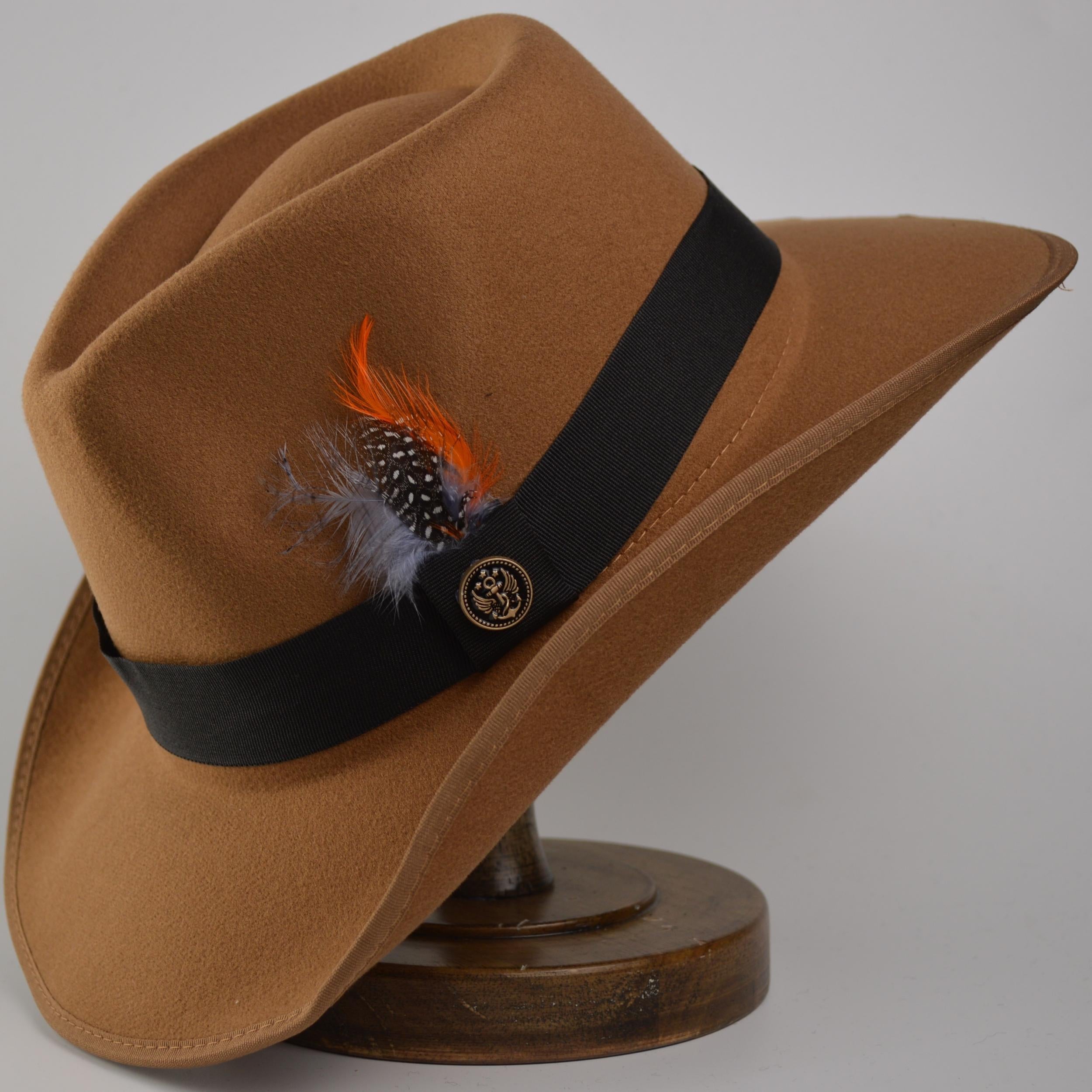 Mystery Surprise Blind Box Wool Fedora Large Brim Hat For Men