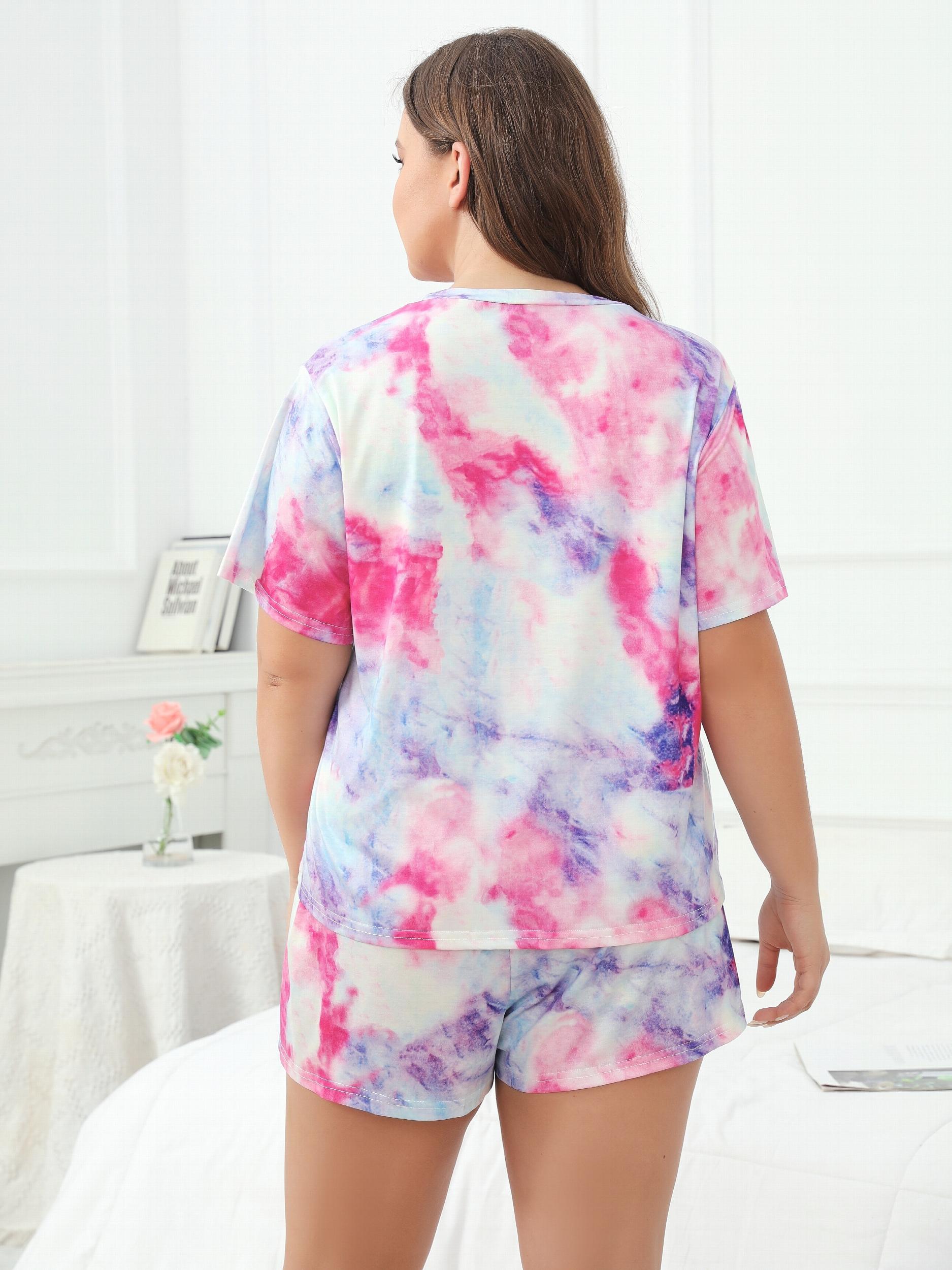 Tie Dye Tee & Shorts Set
