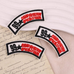 3pcs Embroidered Letter Applique Patch DIY Iron On Patch