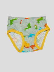 3pcs Boys Cartoon Print Cotton Briefs Underwear