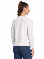 Women's Long Sleeve Fleece Sweatshirt Workout Top