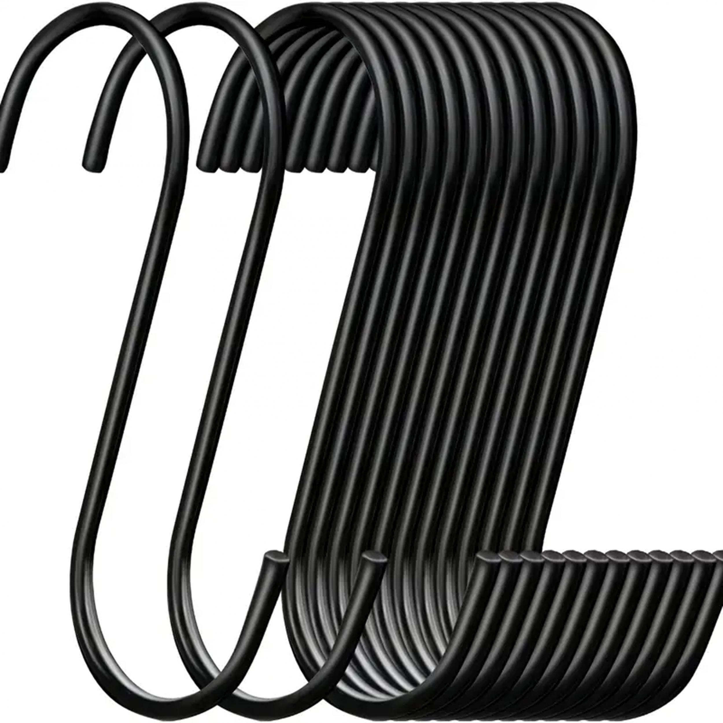 12pcs Heavy Duty S Hooks for Hanging in Kitchen, Bathroom, Bedroom