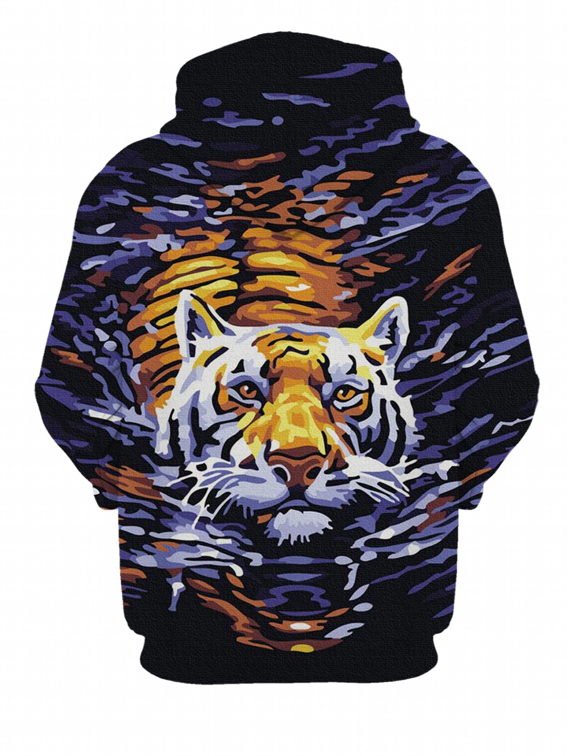 Men's Butterfly Graphic Hoodie Active Stretch Breathable Sweatshirt