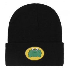 Cartoon Frog Embroidery Knit Hat Hip Hop Candy Warm Beanie Cap