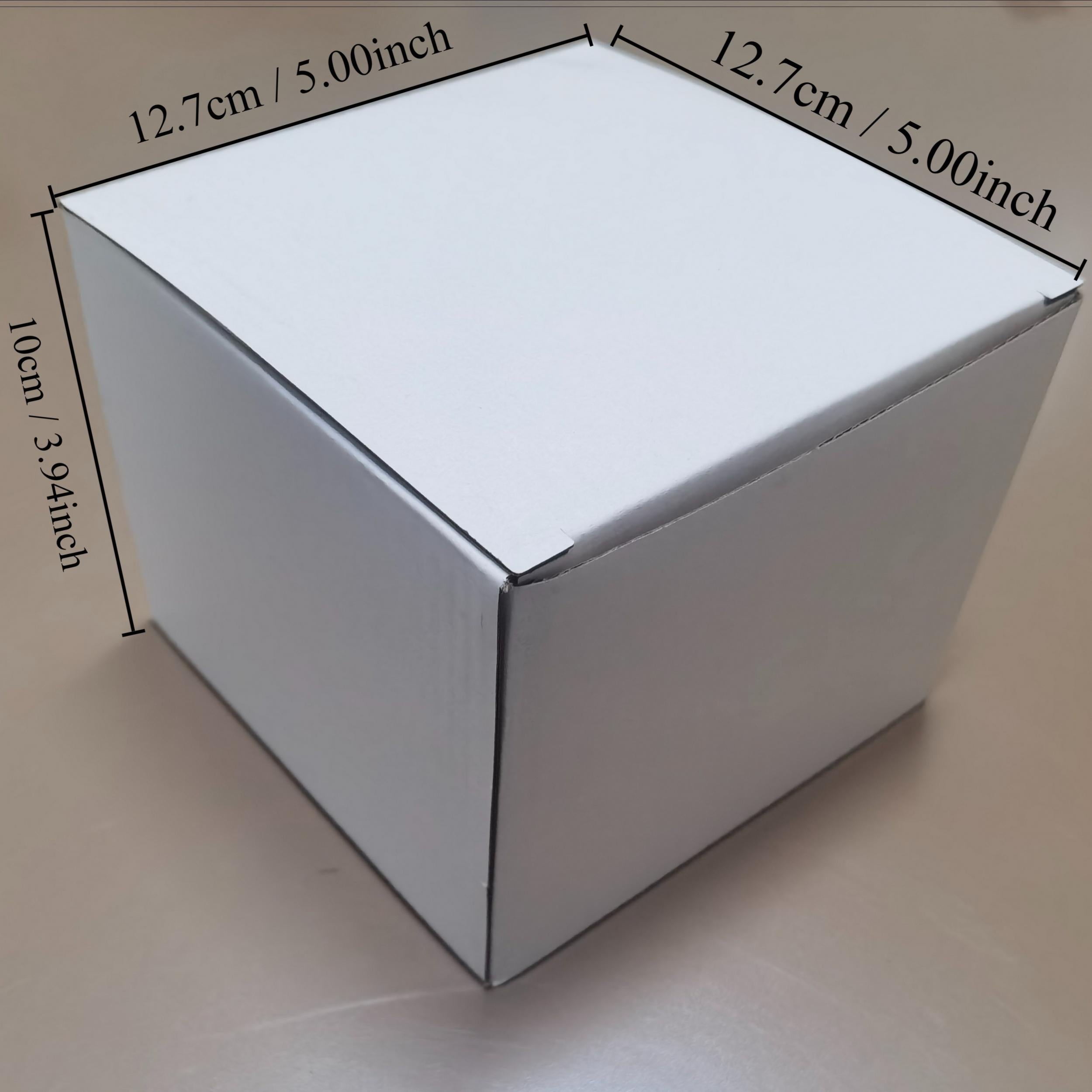 100pcs Pit Paper Box Blank Sublimation Package Box