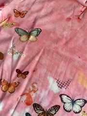 Girl's 3D Butterfly Graphic Active Tee