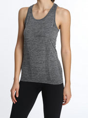 Women's Solid Crew Neck Tank Top for Summer