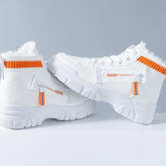 Fur Lined Winter Snow Boots Non Slip High Top Warm Snow Shoes