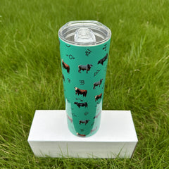 Cartoon Printed Stainless Steel Water Bottle 20oz Leakproof Insulation Cup