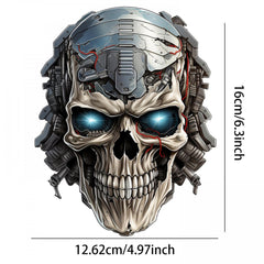 Heavy Metal Skull Sticker Car Decal Waterproof Computer Sticker