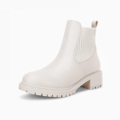 Women's Platform Ankle Boots Slip On Chelsea Boots