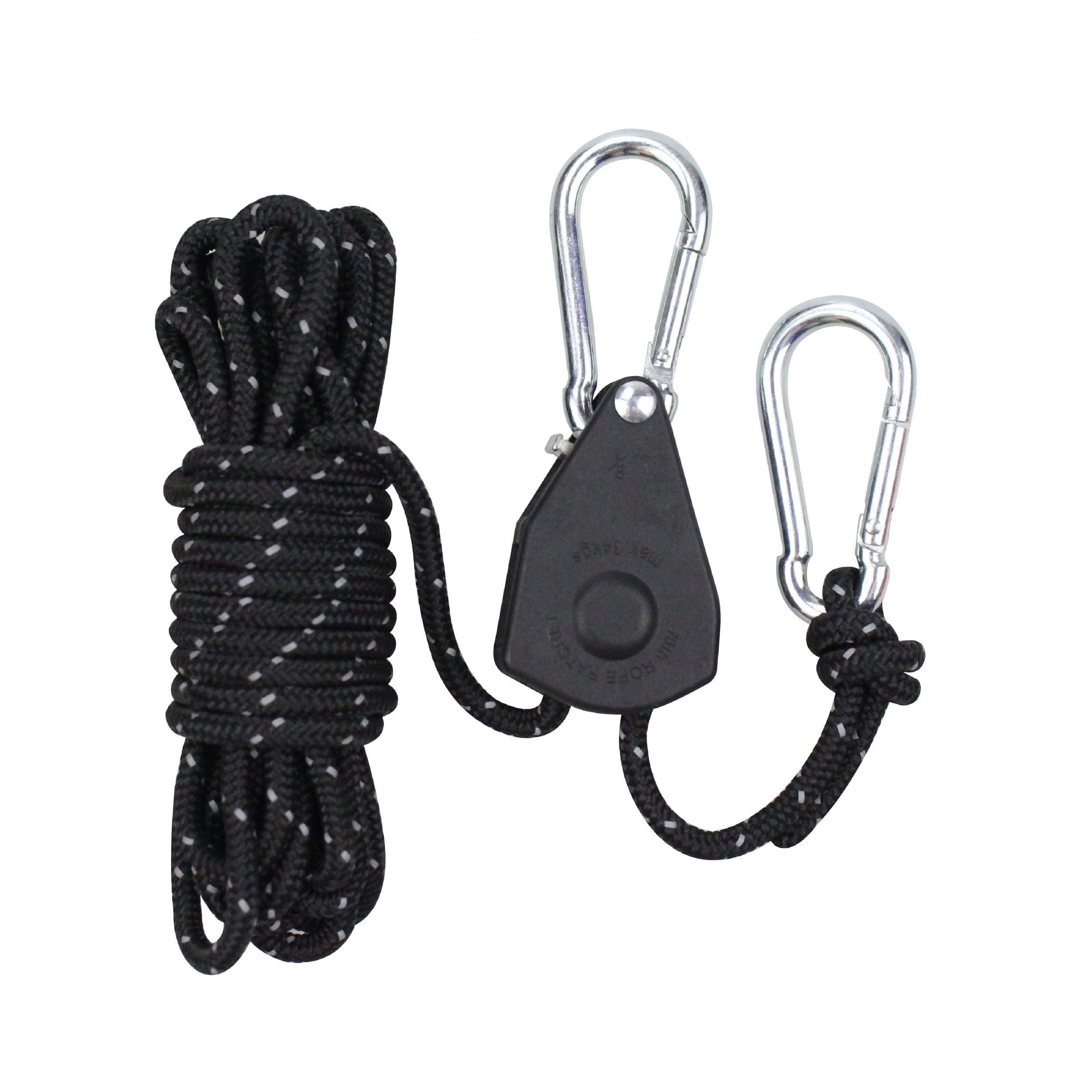 Adjustable Outdoor Canopy Wind Rope Tensioner with Metal Pulley