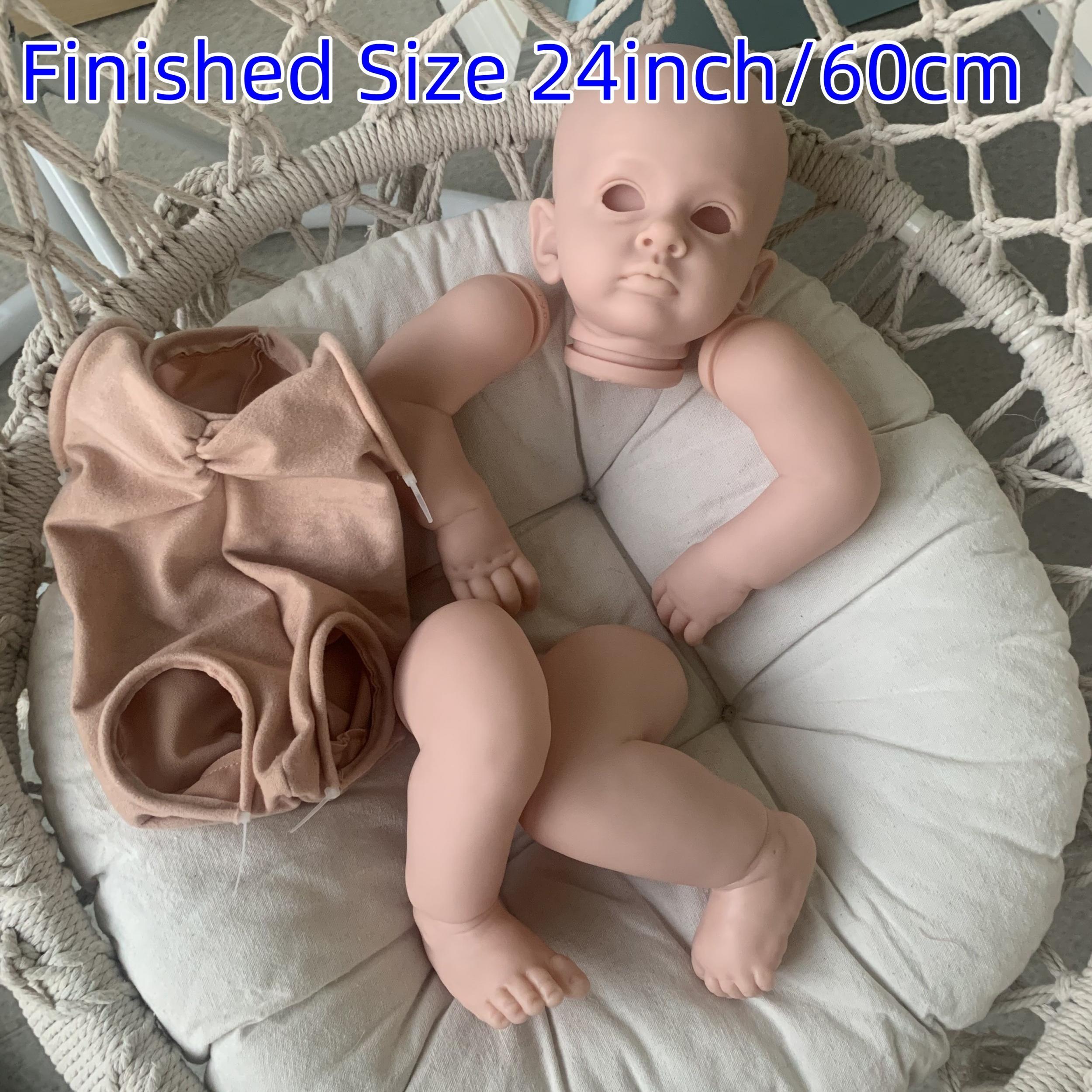 24" Unpainted Doll Kit DIY Reborn Doll Create Your Own Lifelike Doll